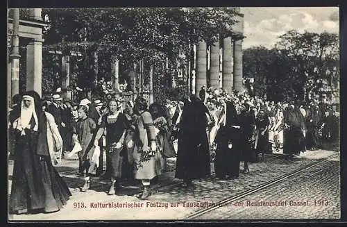 AK Kassel, Kulturhistorischer Festzug zur Tausendjahrfeier der Residenzstadt 1913