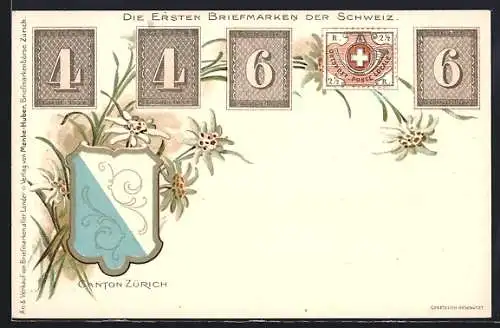AK Bern, Ersten Briefmarken der Schweiz im Briefmarkenhandel in der Spitalgasse 16