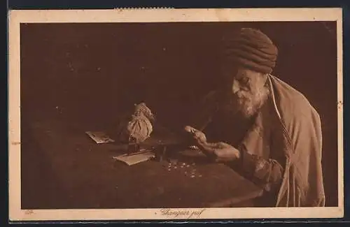AK Changeur juif, greiser jüdischer Geldwechsler