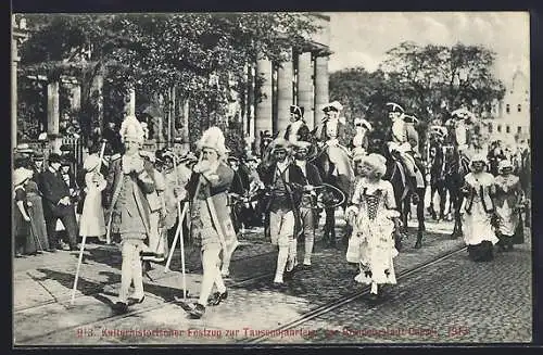 AK Kassel, Tausendjahrfeier, Festzug 1913, Rokoko
