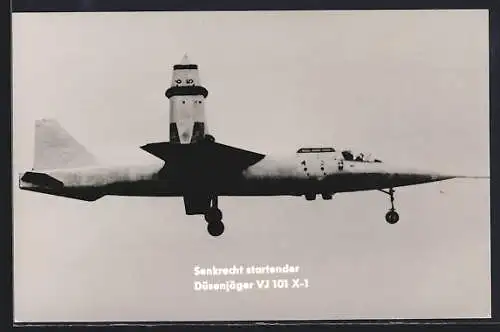 AK Senkrechtstartender Düsenjäger vom Typ VJ101X-1 der Bundeswehr