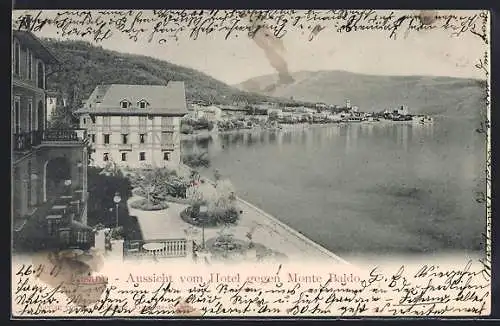 AK Fasano, Aussicht vom Hotel gegen Monte Baldo