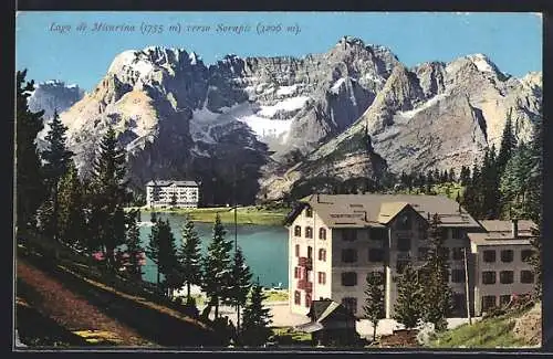 AK Misurina, Hotel Vecelio, Lago di Misurina, verso Sorapis