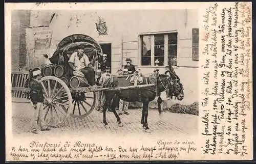 AK Roma, Dintori di Roma, Carro da vino