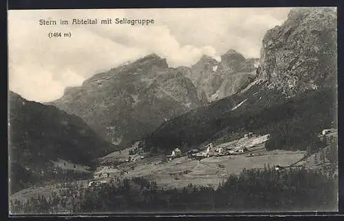 AK Stern im Abteital, Ortsansicht mit Sellagruppe