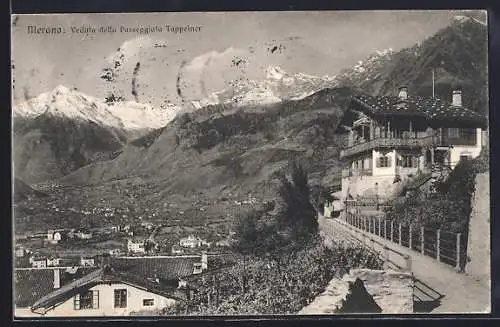 AK Meran, Veduta della Passeggiata Tappeiner
