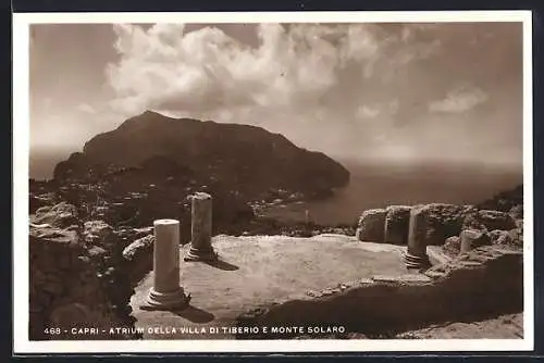 AK Capri, Atrium della Villa di Tiberio e Monte Solaro