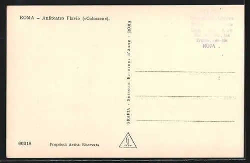 AK Roma, Colosseo, Colosseum, Anfiteatro Flavio