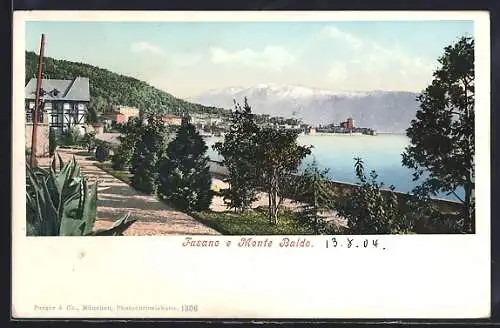 AK Fasano, Teilansicht mit Blick zum Monte Baldo