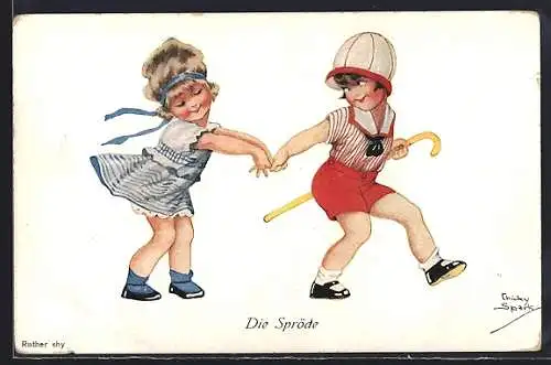 Künstler-AK Chicky Spark: Die Spröde