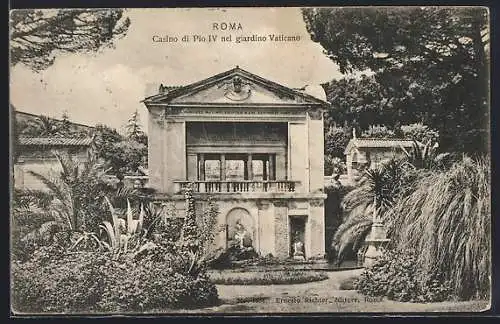AK Roma-Vaticano, Casino di Pio IV nel giardino Vaticano