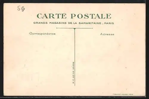 AK Et moi aussi j`ai mon auto!, Kind auf einem Dreirad