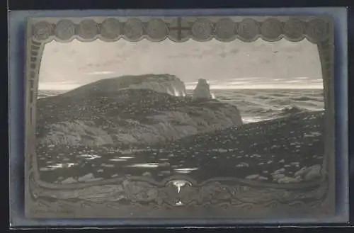 Künstler-AK Fidus: An der Küste von Kareol