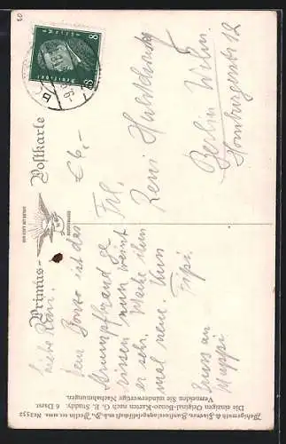 Künstler-AK George Ernest Studdy: Don`t say it`s broken off!, weinender Bonzo