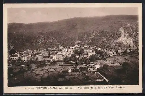 AK Bouyon, Vue prise de la base du Mont Cheiron