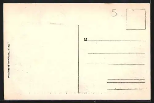 AK Contes, Excursion en Tram, Vue pittoresque du village depuis une arche rocheuse