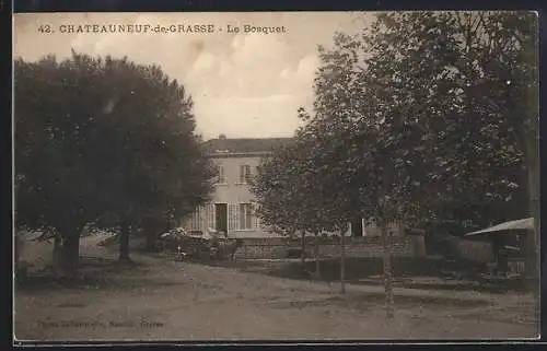 AK Châteauneuf-de-Grasse, Le Bosquet et arbres environnants