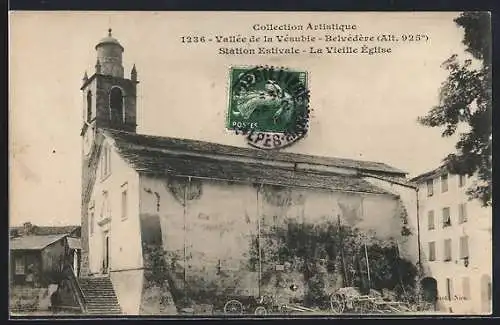 AK Belvédère, La Vieille Église dans la Vallée de la Vésubie