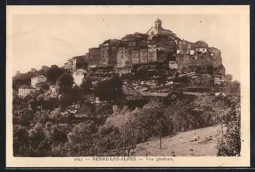 AK Berre-les-Alpes, Vue générale