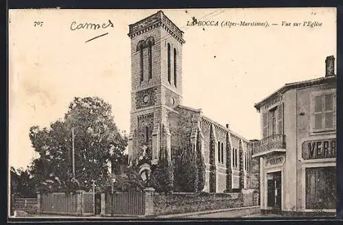 AK La Bocca, Vue sur l`Église