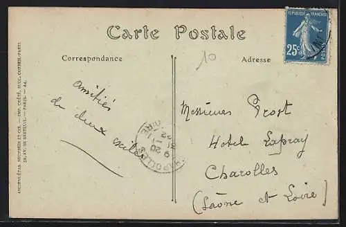 AK La Bocca, Vue sur l`Église