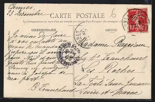 AK Cannes, Le Port et le Mont-Chevalier