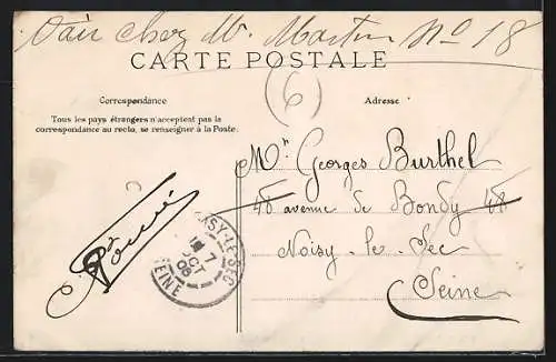 AK Nice, Promenade au Quai du Midi avec vue sur la mer