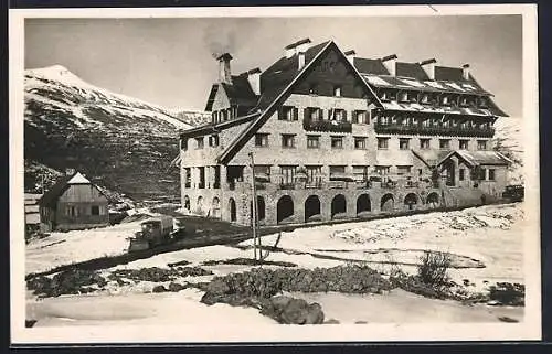 AK Beuil, Hôtel du Mont-Monnier à 1600 m d`altitude en hiver