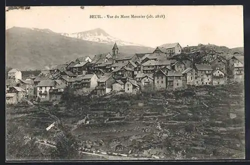 AK Beuil, Vue du Mont Mounier, alt. 2818