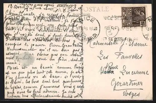 AK Biot, Vue générale du village sur la colline