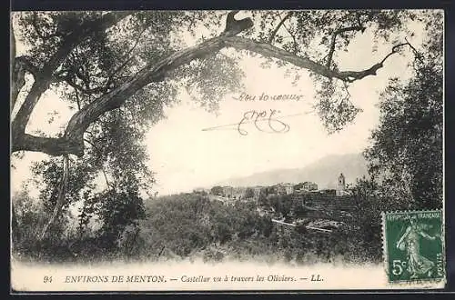 AK Castellar, Vue à travers les Oliviers