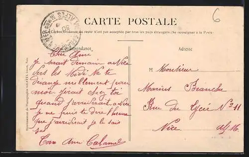 AK Breil, Vallée de la Roya avec vue sur le village et la rivière