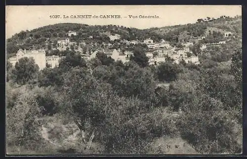 AK Le Cannet-de-Cannes, Vue générale