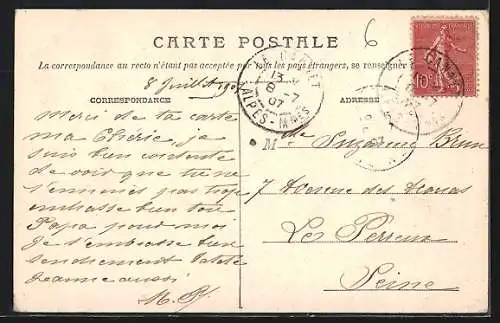 AK Le Cannet-de-Cannes, Vue générale