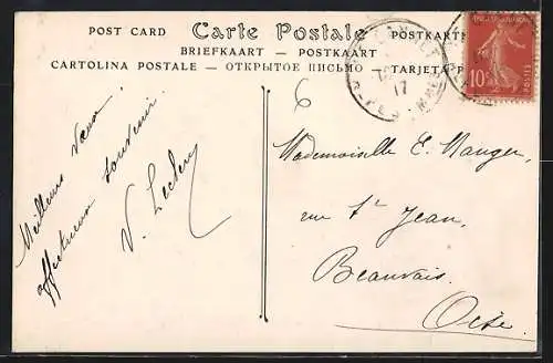 AK Le Cannet, Vue générale des Alpes-Maritimes