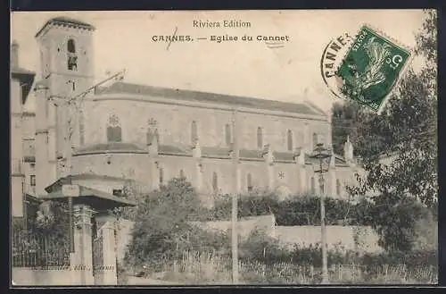 AK Cannes, Église du Cannet