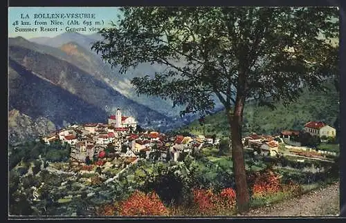 AK La Bollène-Vésubie, Vue générale de la station estivale à 695 m d`altitude