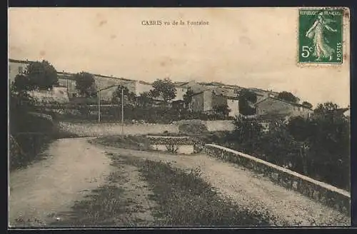 AK Cabris, Vue de la Fontaine