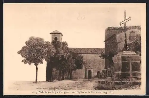 AK Cabris, L`Église et le Calvaire