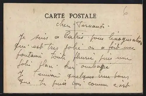 AK Cabris, Promenade et Chapelle St-Jean