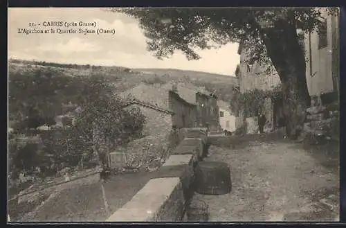 AK Cabris, L`Agachon et le Quartier St-Jean, Ouest