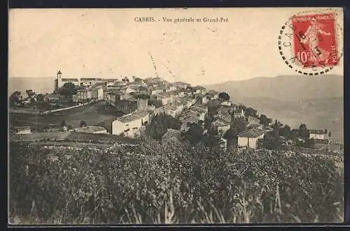 AK Cabris, Vue générale et Grand-Pré