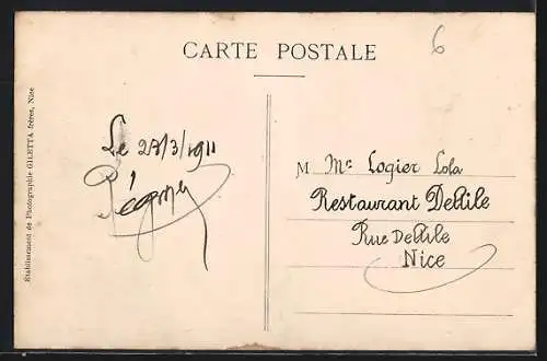 AK Cap d`Ail, Les Villas, Vue prise du bord de la Mer