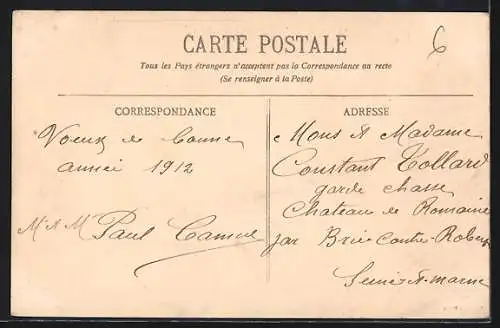 AK Cap-d`Ail, Vue générale du village et de la mer