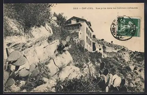 AK Cap d`Ail, Vue prise dans les Collines rocheuses