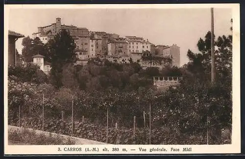 AK Carros, Vue générale Face Midi