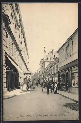AK Pau, La Rue Saint-Louis