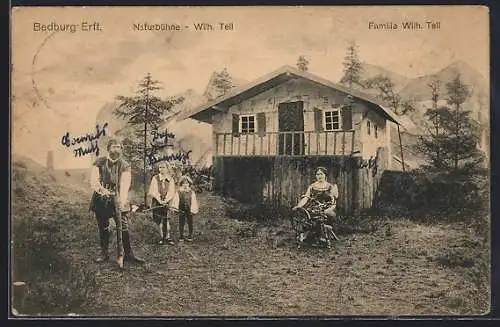 AK Bedburg /Erft, Wilh. Tell Aufführing in der Naturbühne
