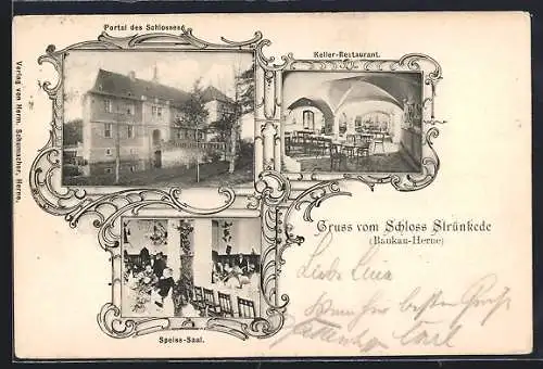 AK Baukau-Herne, Schloss Strünkede, Keller-Restaurant