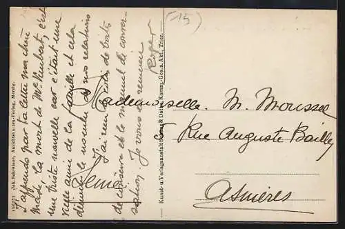 AK Merzig a. d. Saar, Blick auf das Königl. Seminar